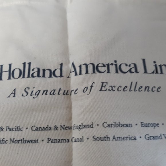 HOLLAD AMERICA SHIP BAG/TOTE - Picture 3 of 4